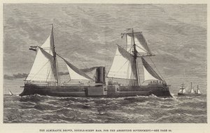 The Almirante Brown, Double-Screw Ram, for the Argentine Government by Henry Spernon Tozer